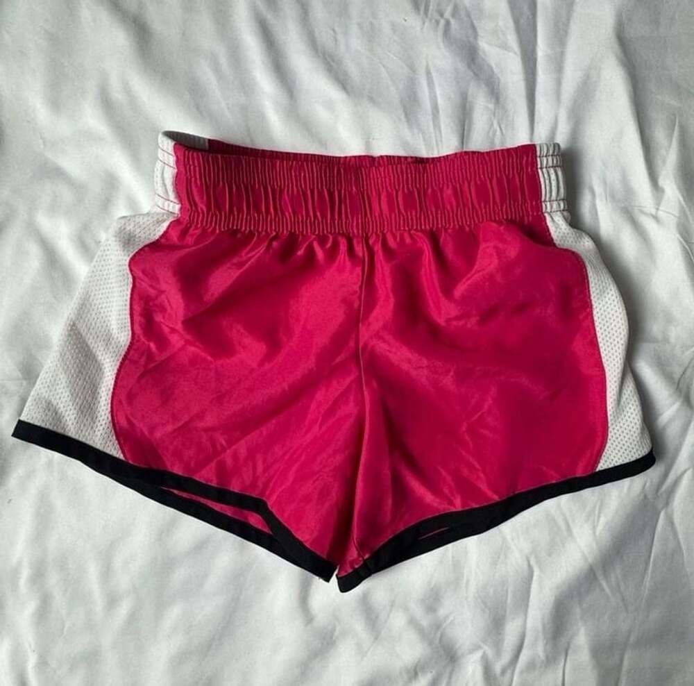 Athletic Works DriWorks Athletic Shorts Size XS/XCH (4-5) Pink White